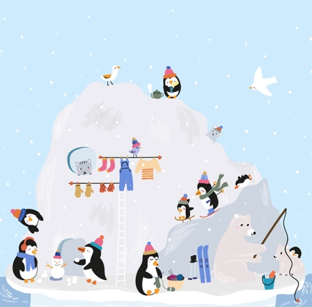 Arctic sweet home, détail
